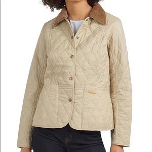 Barbour Summer Liddesdale Diamond Quilted Jacket Pearl